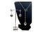 Silver heart lariat jewelry set product 2